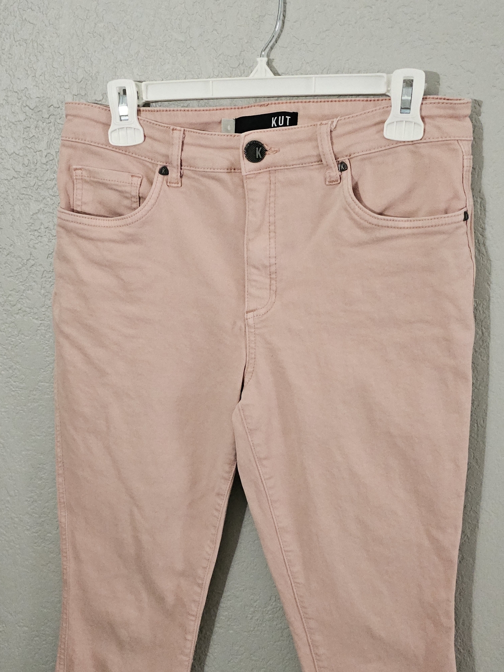 Kut from the Kloth Connie Fab AB Ankle Skinny High Rise Womens Size 6 Color Rose - Picture 4 of 12